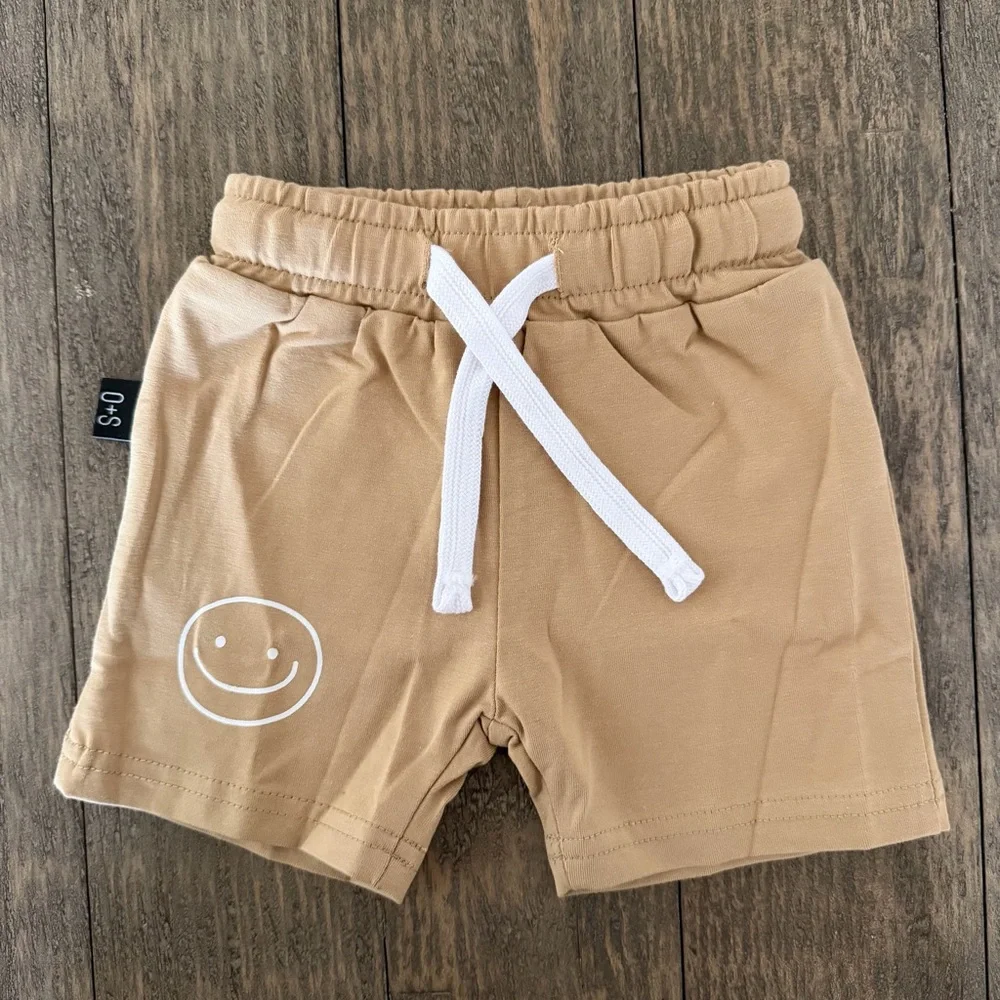 Olive + Scout Brown Smiley Beck Set – Size 3–6M (NWT)